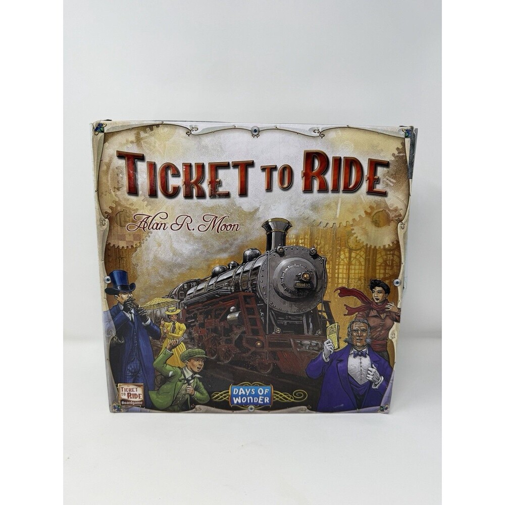 Days of Wonder Ticket To Ride Alan R. Moon Train Adventure Board Game COMPLETE